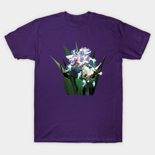 Irises - White Irises T-Shirt